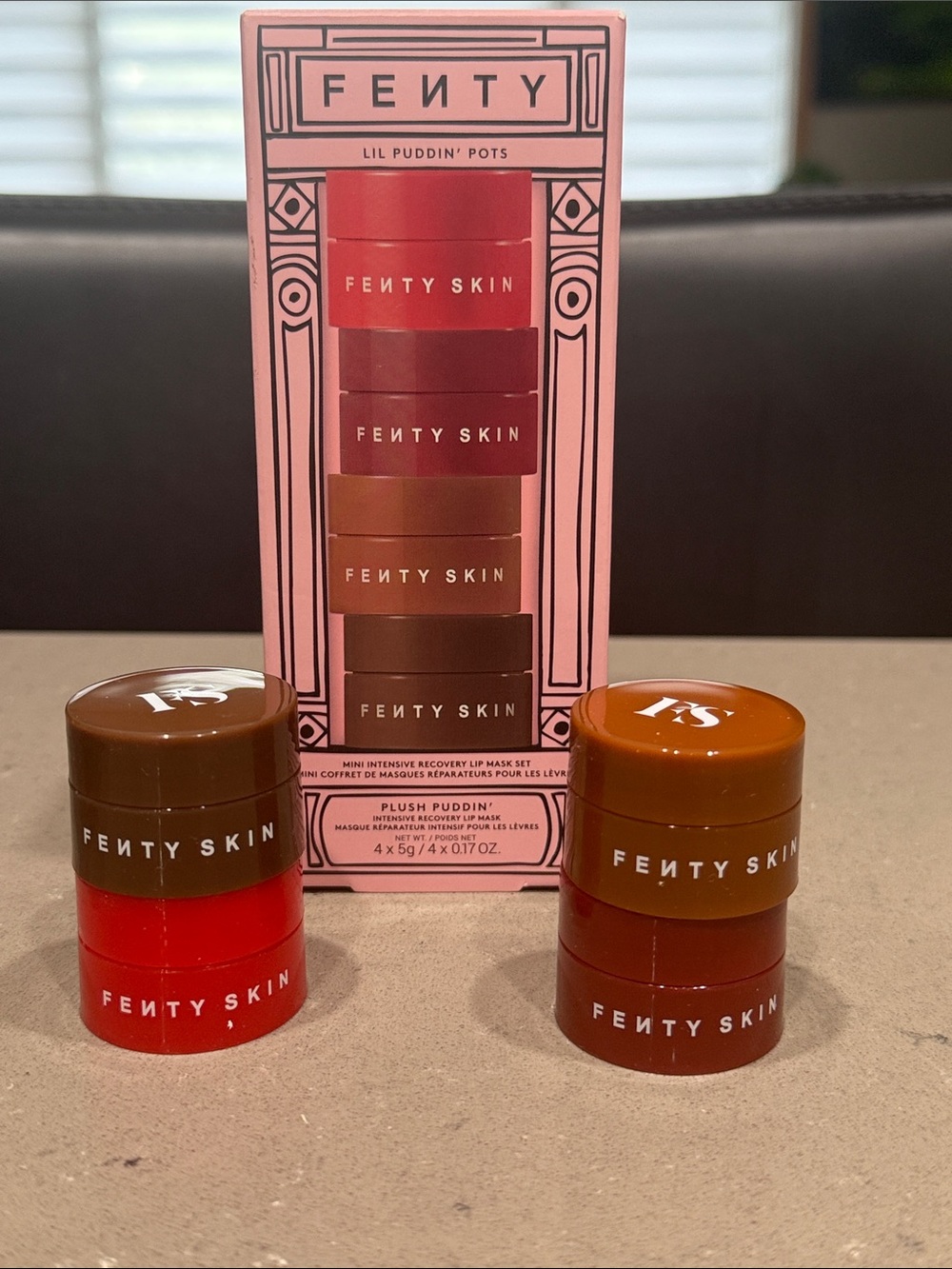 Fenty Skin Lil Puddin' Pots Mini Lip Mask Set - new/unused